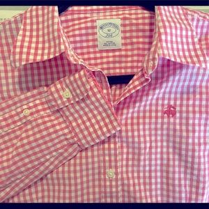 Pink Gingham Brooks Brothers Button-down